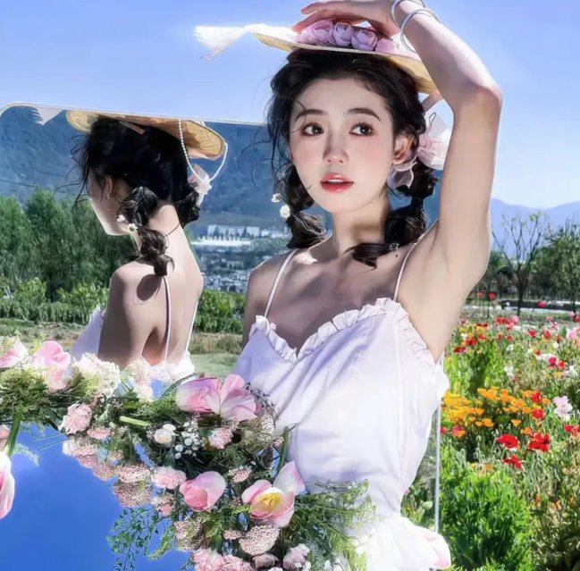 蒙面纱的男子